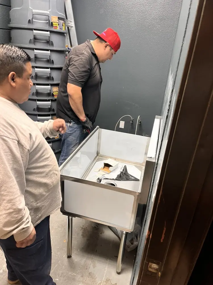 Commercial plumbing and sink installation in Spring Valley