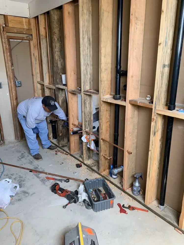 Commercial rough-in plumbing for Commercial Plumbing in Spring Valley